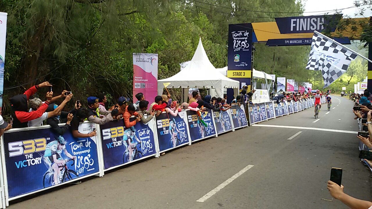 Raja Tanjakan Iran Menangi Etape Terekstrem Tour de Banyuwangi-Ijen