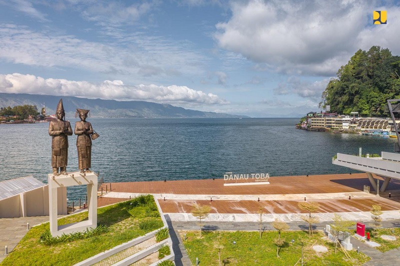 Dipoles Rp84,6 Miliar, Begini Wajah Baru Pantai Bebas Parapat di Danau Toba