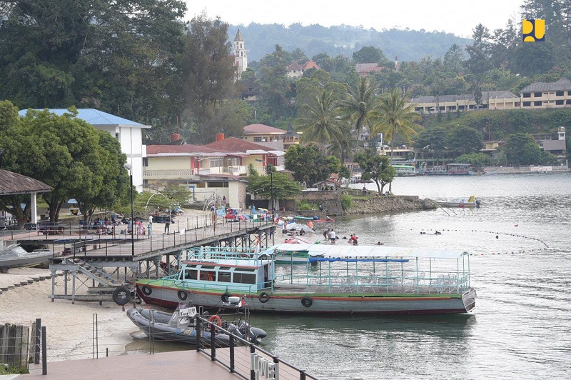 Dipoles Rp84,6 Miliar, Begini Wajah Baru Pantai Bebas Parapat di Danau Toba