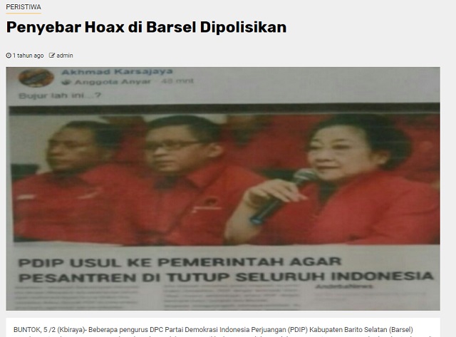 [Cek Fakta] PDIP Usul Semua Pesantren di Indonesia Ditutup? Ini Faktanya