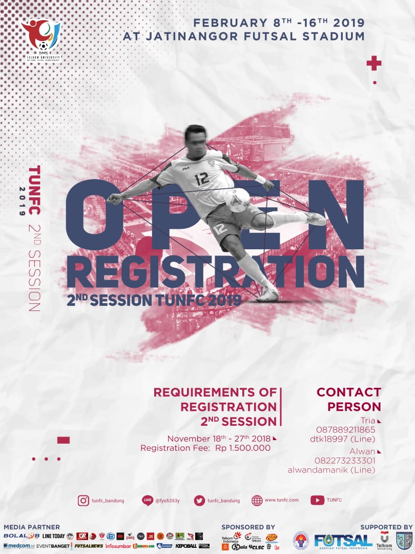 TUNFC 2019 Siap Menggemparkan Panggung Futsal Indonesia