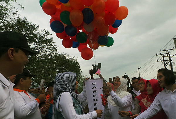 Warga Kisaran Nikmati <i>Car Free Day</i> Perdana