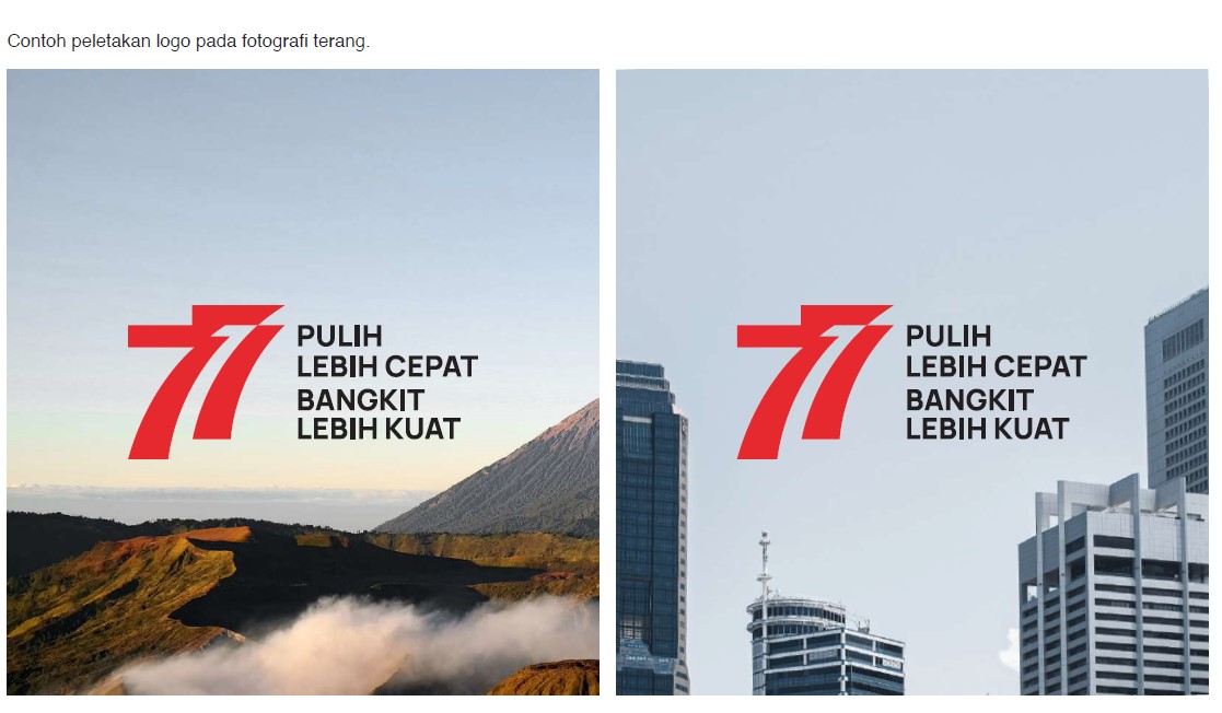 Ini <i>Link Download</i> dan Panduan Penggunaan Logo HUT Ke-77 RI
