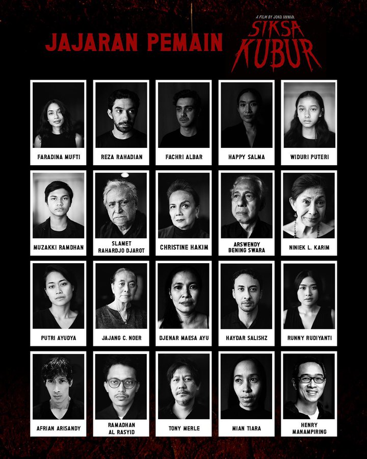 Ngeri! Inilah Para Pemain Film Siksa Kubur Karya Joko Anwar
