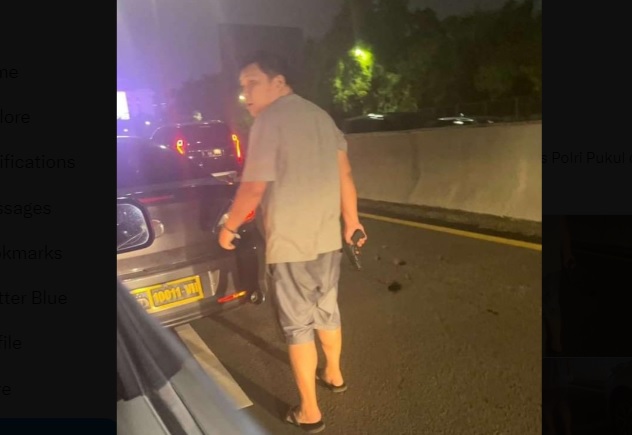 Diciduk! Ini 4 Fakta Koboi Jalanan Pengemudi Mobil Pelat Polisi di Tol Tomang