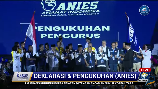 Relawan Amanat Indonesia Deklarasikan Dukungan untuk Anies pada Pilpres 2024