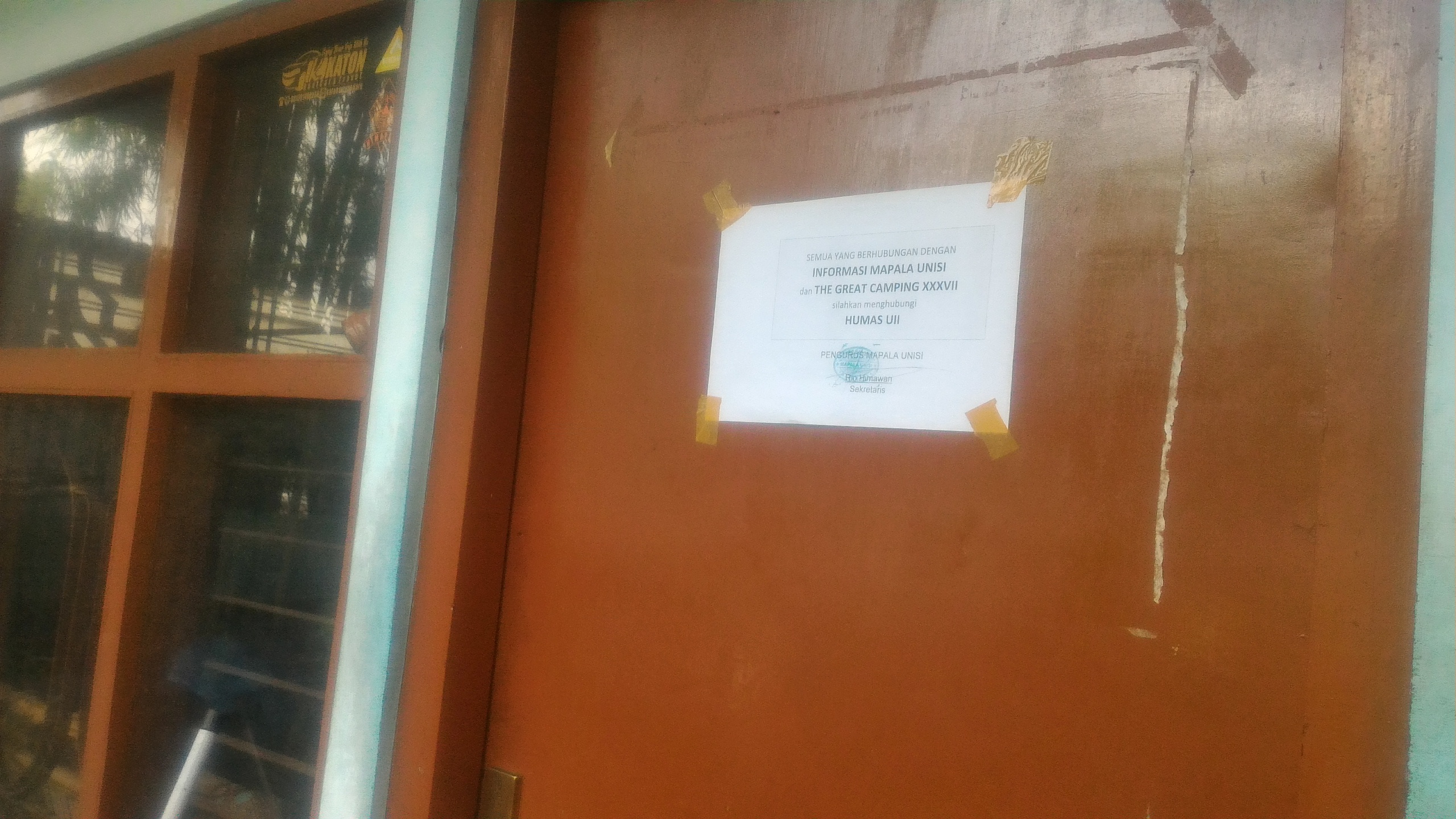 Markas Mapala UII Sepi