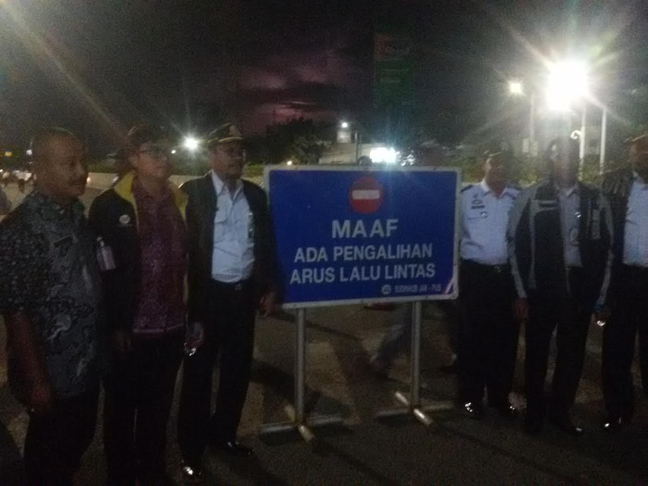 Perlintasan KA Sebidang di Stasiun Senen Resmi Ditutup