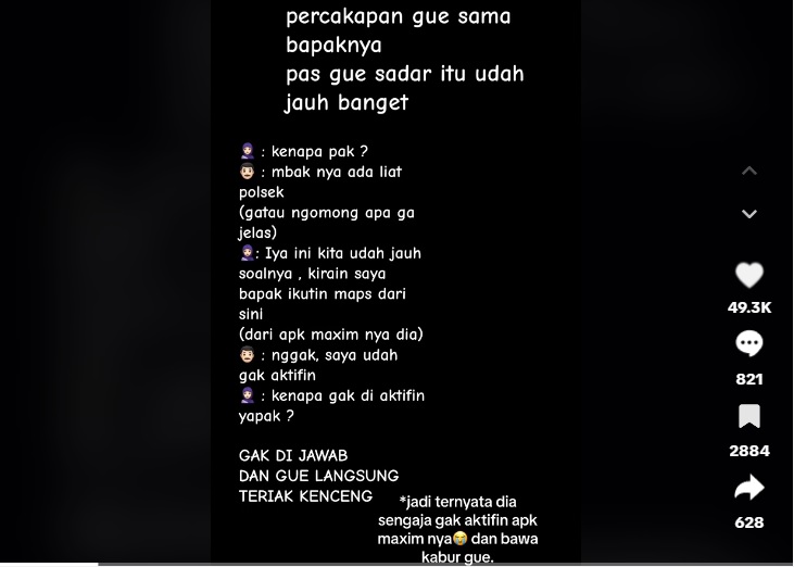 Nyaris Diculik Driver Ojol, Wanita Ini Ungkap Percakapannya dengan Pelaku