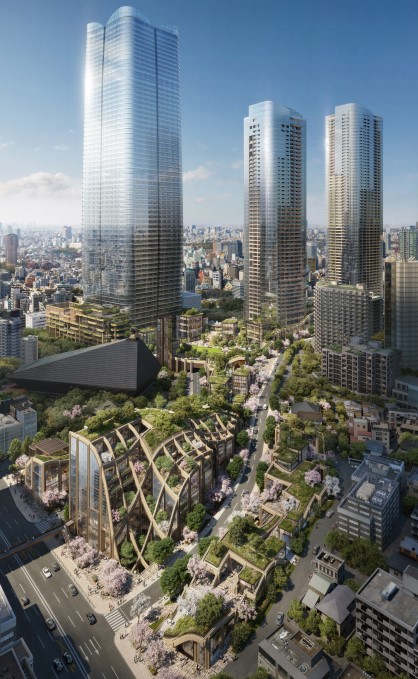 Jepang Bangun Gedung Unik Berbentuk Pergola Raksasa