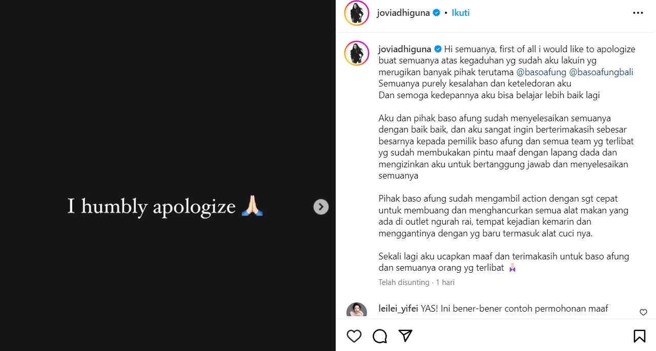 Imbas Kasus Jovi Adhiguna Makan Kerupuk Babi, Bakso Afung Hancurkan Semua Alat Makan