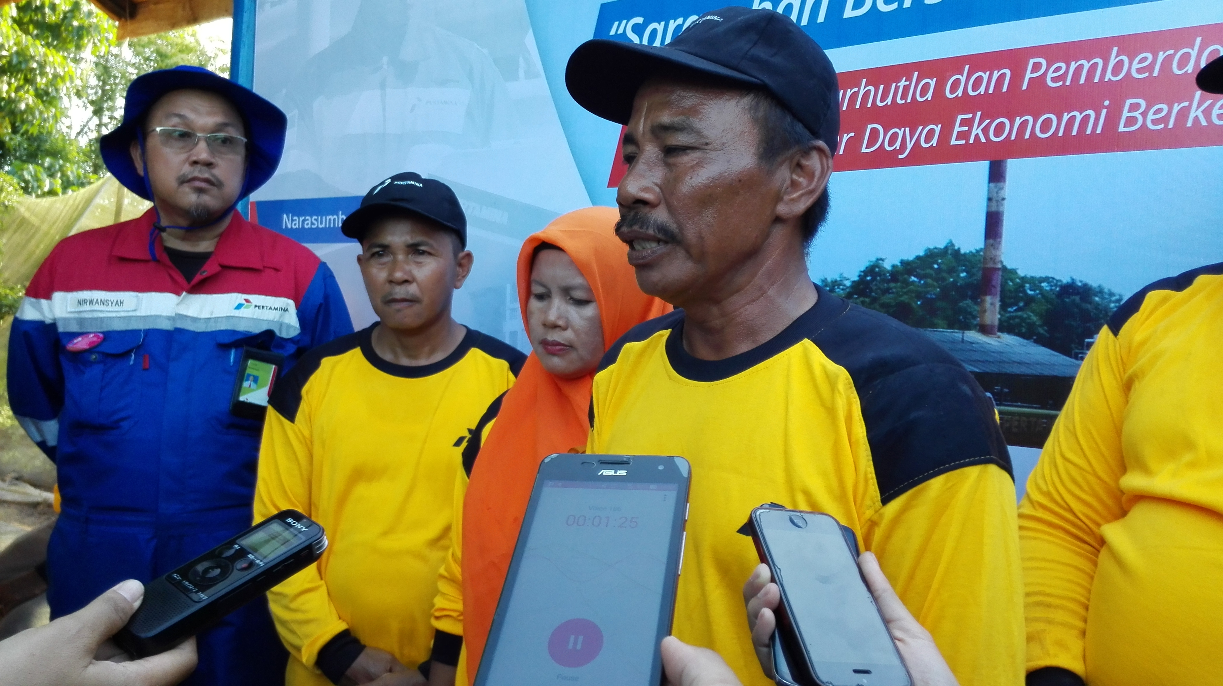 Buah Nanas, Obat Luka Kebakaran Lahan di Sei Pakning