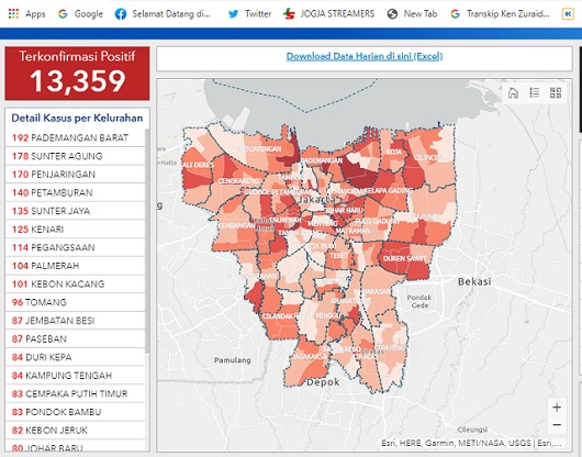[Cek Fakta] Semua Wilayah di Jakarta Masuk Zona Merah? Cek Faktanya