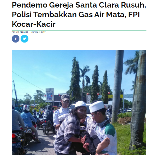 [Cek Fakta] Foto Massa Aksi 'Jokowi End Game' Pingsan Kelaparan karena Logistik Dibawa Kabur? Ini Faktanya