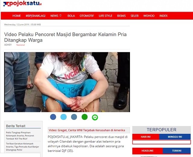 [Cek Fakta] Video PKI Terciduk Mengotori Masjid? Ini Cek Faktanya