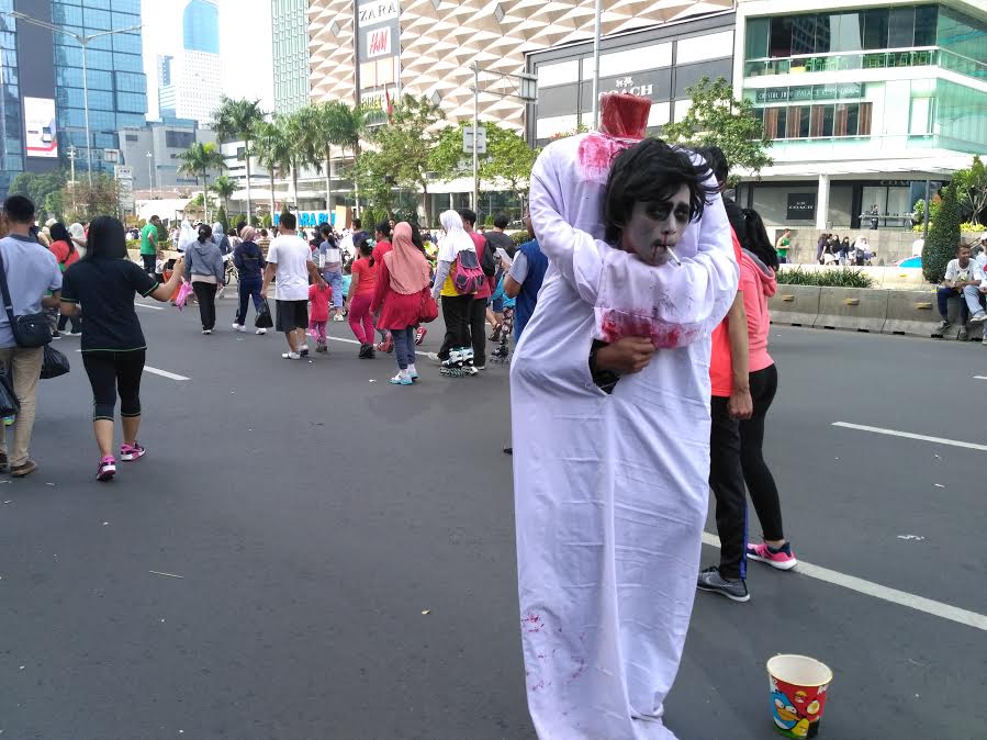 Cerita Mereka yang Rela Berkostum Hantu demi Rupiah