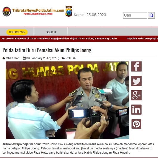 [Cek Fakta] Imigran Tiongkok Pembuat Percakapan Palsu Habieb Rizieq? Ini Faktanya