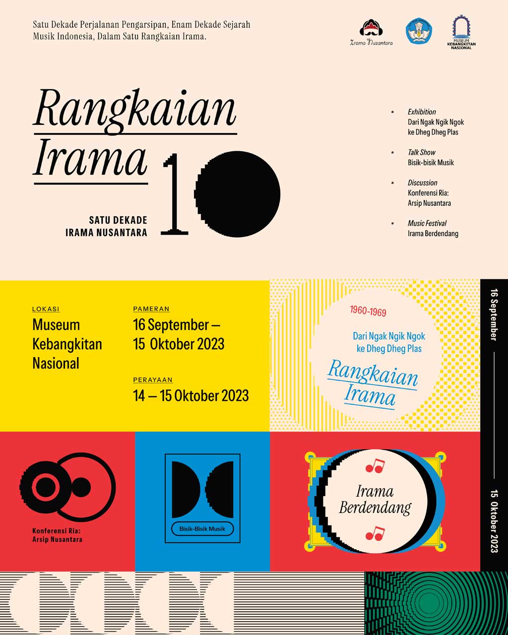 Rayakan Satu Dekade, Irama Nusantara Gelar Pameran Arsip hingga Festival Musik