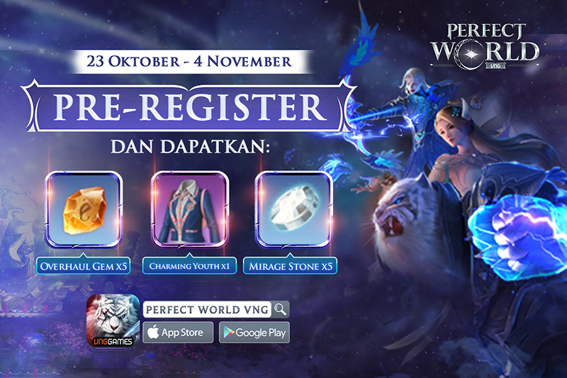 5 November, Indonesia Kedatangan Perfect World Mobile VNG