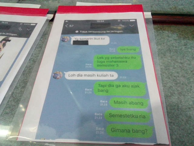 Ini Percakapan Muncikari Prostitusi Mahasiswa dengan Pelanggan