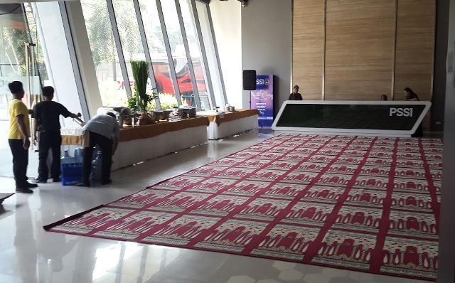 Kantor PSSI Berhias Jelang Buka Puasa Bersama