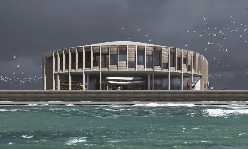 Desain Pusat Maritim di Denmark Berbentuk Bulat