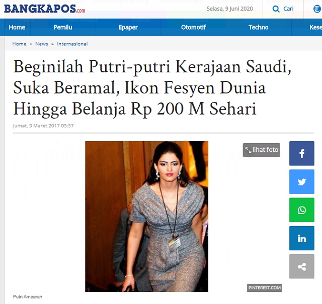 [Cek Fakta] Benarkah Ini Foto Putri Raja Salman tanpa Hijab? Simak Faktanya