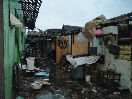 Puting Beliung Terjang Sidoarjo, Sejumlah Rumah Rusak