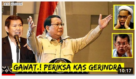 [Cek Fakta] KPK Periksa Kas Partai Gerindra? Ini Faktanya