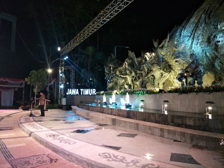 Patung Parasamya Purnakarya Nugraha di Jatim Diresmikan