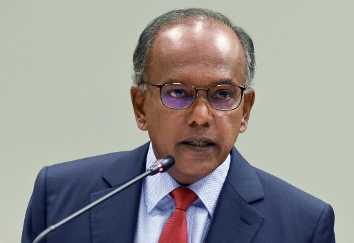Mendagri Singapura K. Shanmugam sebut ada ancaman serangan serupa 9/11 dari Indonesia./AFP