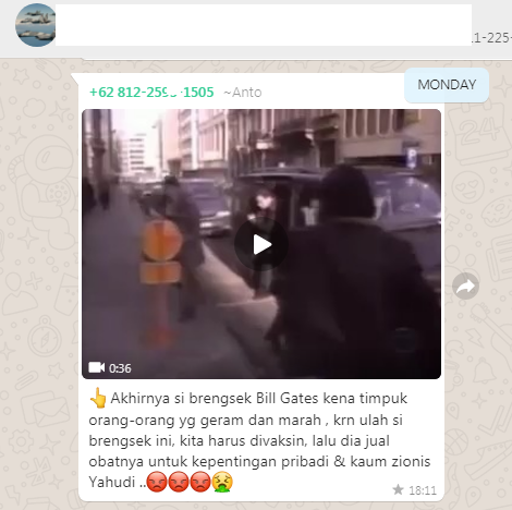 [Cek Fakta] Akhirnya Bill Gates Kena Timpuk di Bagian Wajah karena Orang Geram soal Vaksin? Ini Faktanya