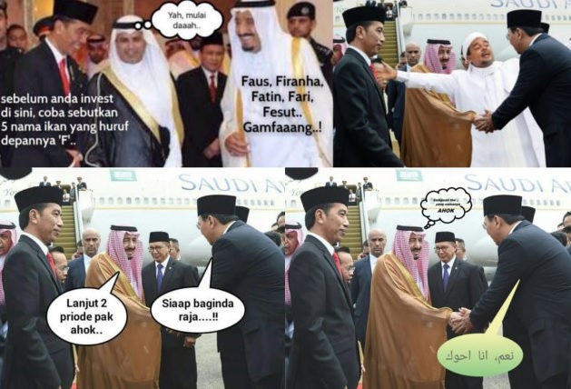 Pakar Memaknai Jabat Tangan Raja Salman dengan Ahok