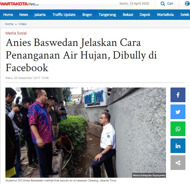 [Cek Fakta] Anies akan Bagi Rata Virus Korona untuk Setiap Rumah? Ini Faktanya