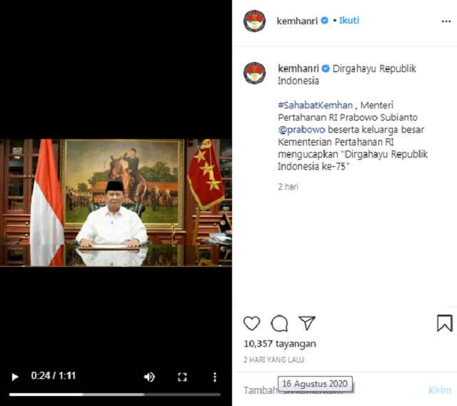 [Cek Fakta] Prabowo Resmi akan jadi Wakil Presiden? Ini Faktanya