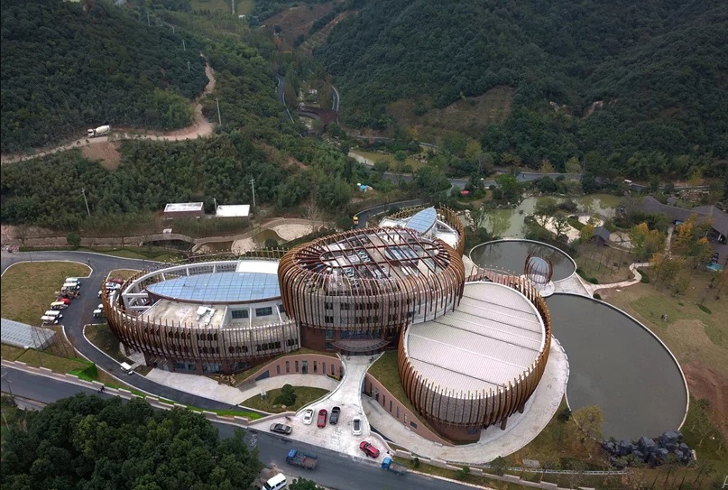 Desain Resort Menyerupai Bunga Teh di Tiongkok