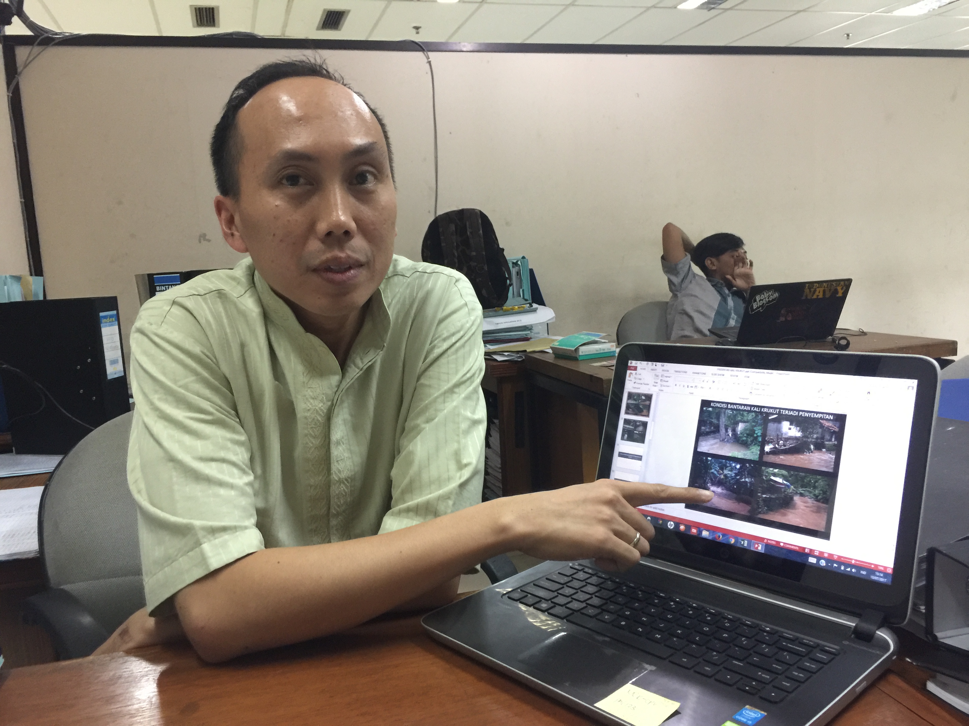 Pembebasan Lahan Bantaran Kali Krukut Disesuaikan Harga Pasar