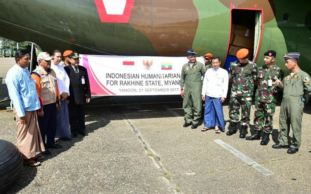 20 Ton Bantuan dari Indonesia Tiba Langsung di Myanmar