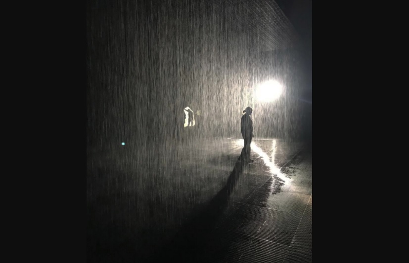 Rain Room, Paviliun yang Dirancang Antihujan