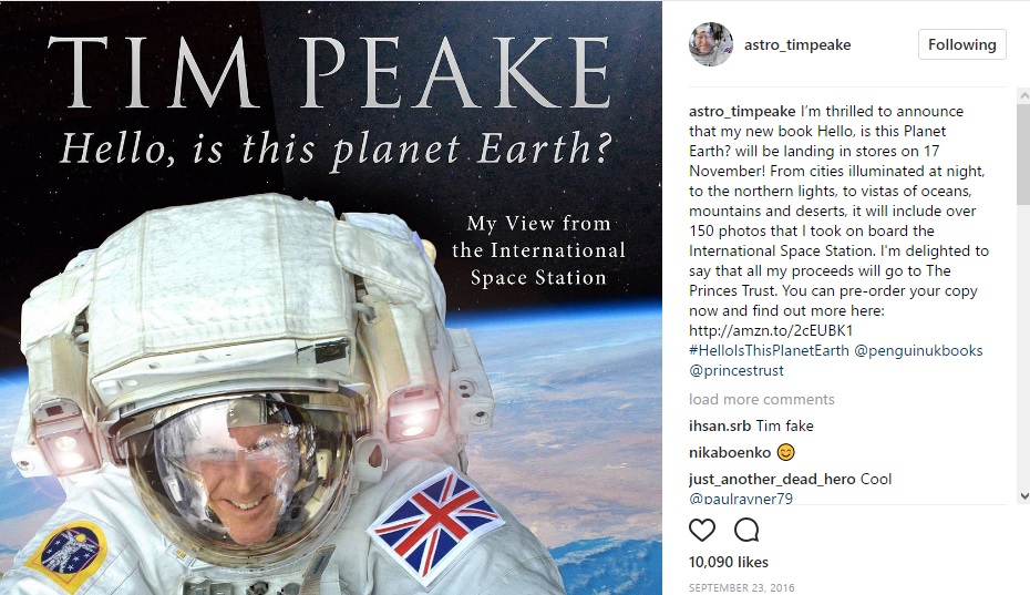 Astronot Asal Inggris Ungkap Apa Saja yang Dibawa ke Luar Angkasa