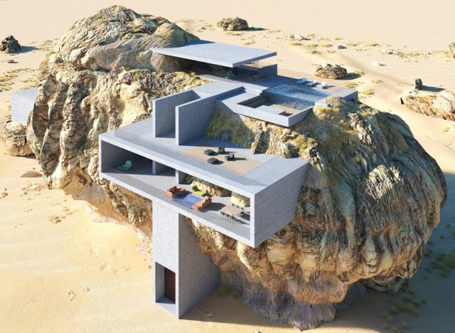 Desain Rumah Batu pada Zaman Modern