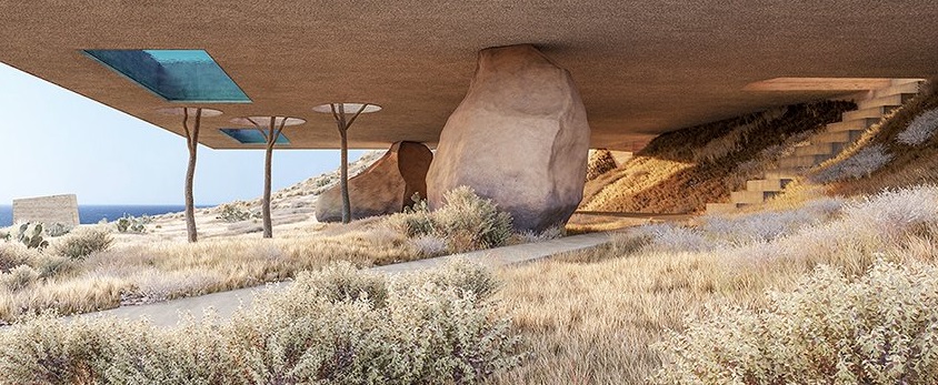 Desain Rumah 'Batu' yang Terinspirasi Alam