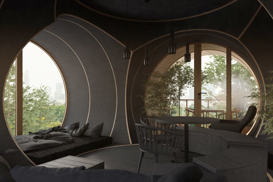 Rumah Pohon Terinspirasi Minions