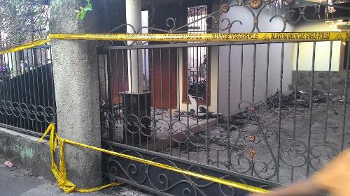 Begini Penampakan Rumah yang Dibakar Perampok