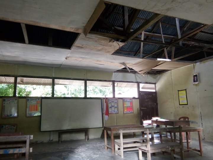 Bangunan Lima SD di Bolaang Mongondow Rusak Parah