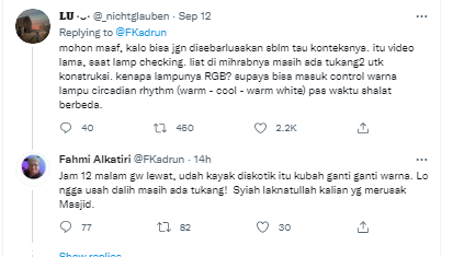 [Cek Fakta] Lampu Masjid Istiqlal kayak Diskotek? Ini Faktanya