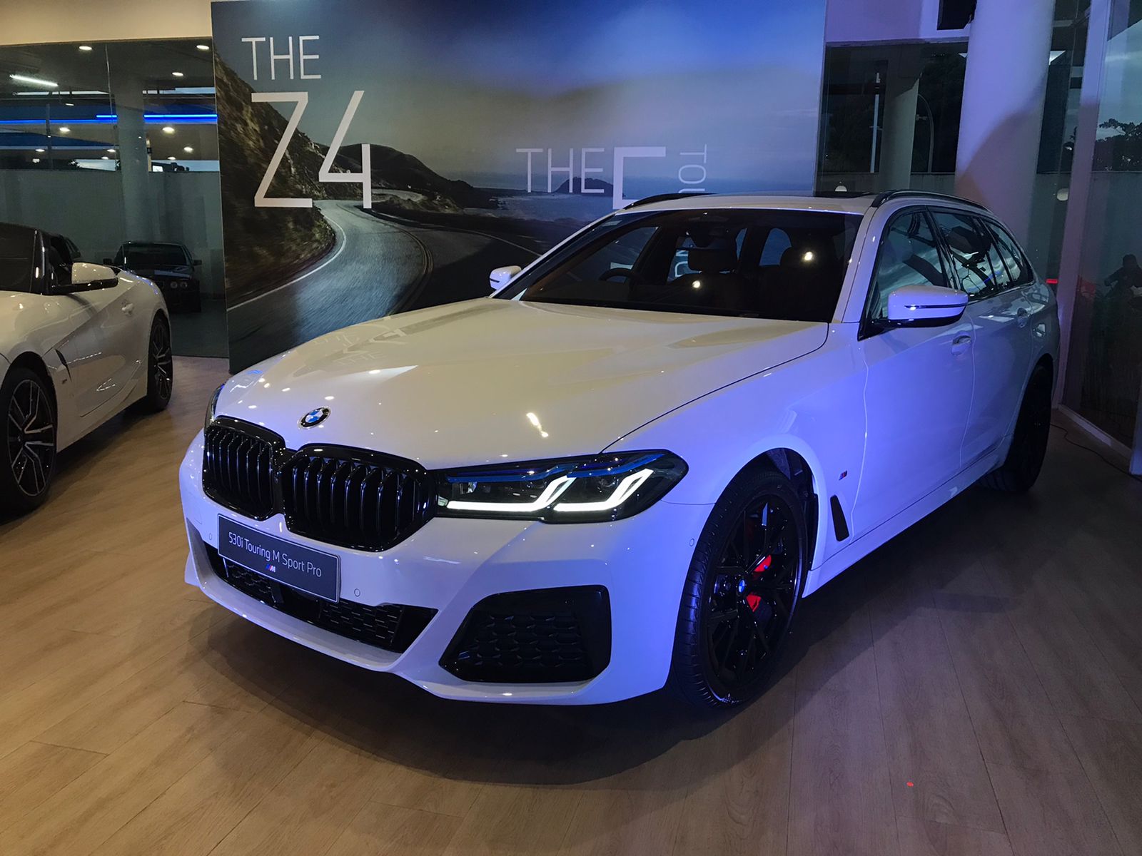 BMW 530 бирюзовая матовая