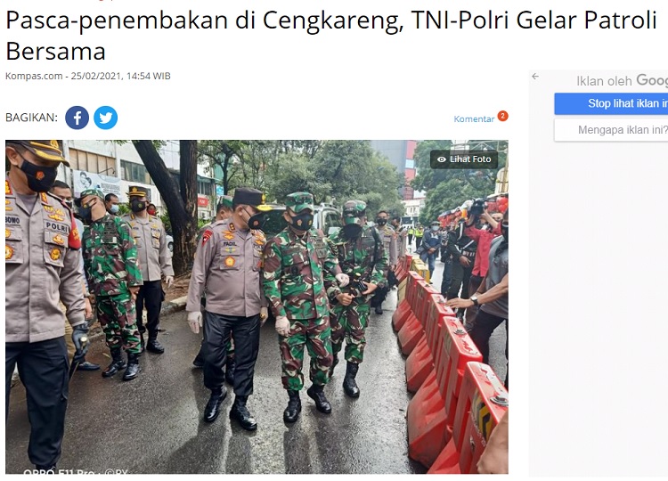 [Cek Fakta] Buntut Insiden di Kafe RM, Ratusan TNI Serang Kantor Polisi Hoaks, Ini Faktanya