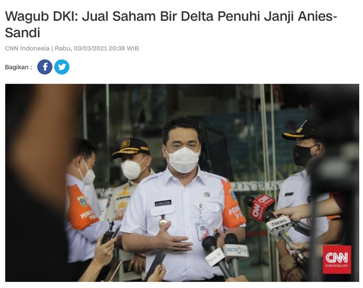 [Cek Fakta] Anies Legalkan Miras di Jakarta? Ini Faktanya