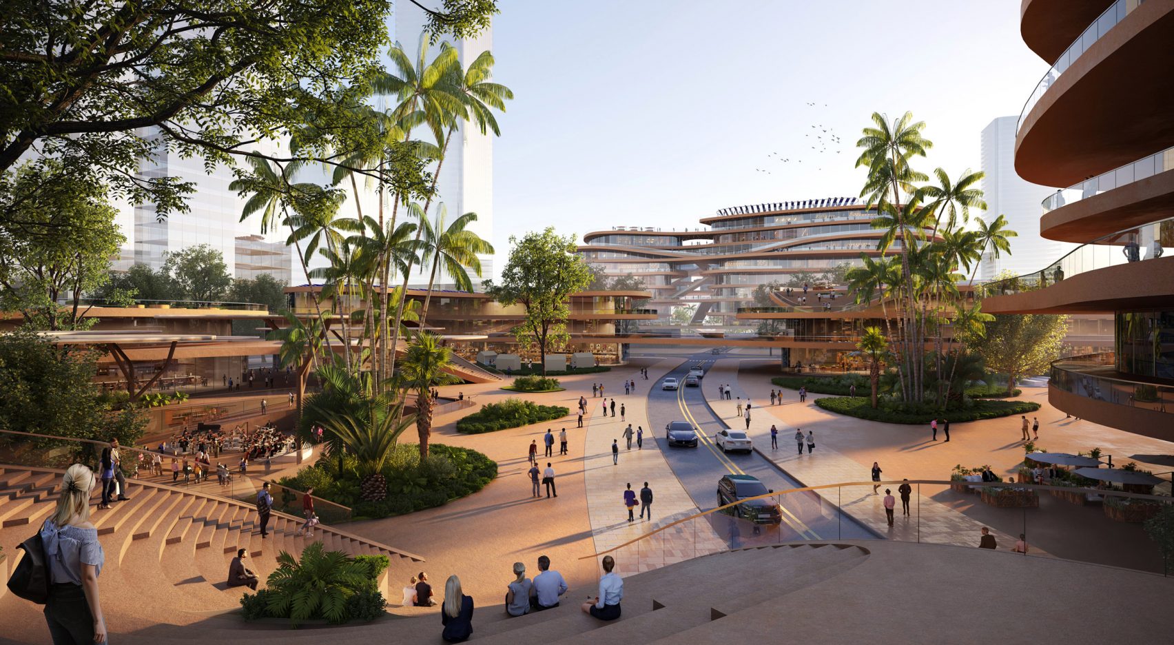 Shenzhen Terraces, Kawasan Terintegrasi dengan Desain Unik